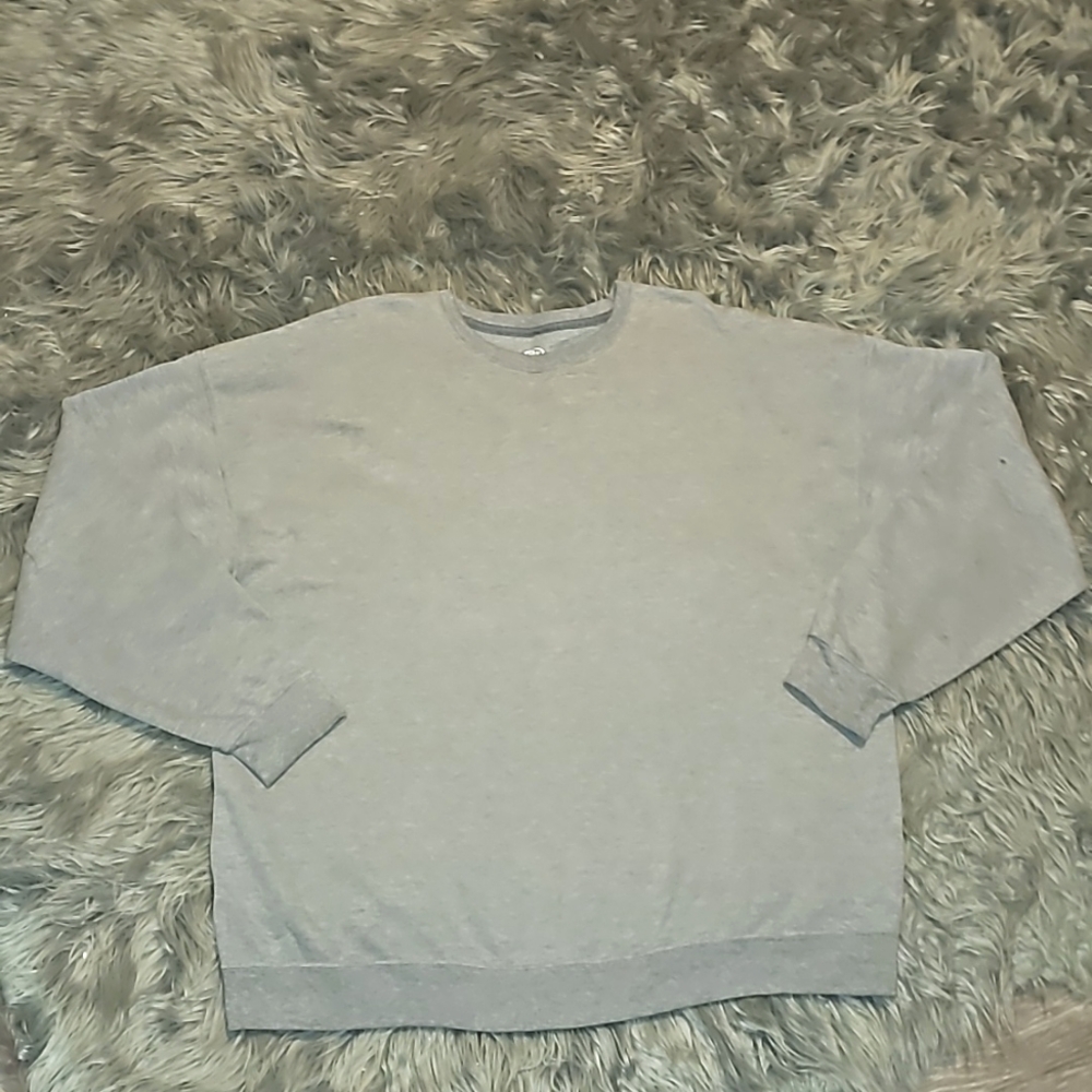 Mens gray Athletic Works crew neck sweatshirt sz XXL